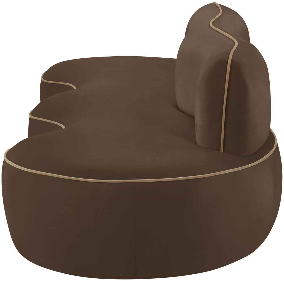 Swerve - Velvet 101" Upholstered Sofa