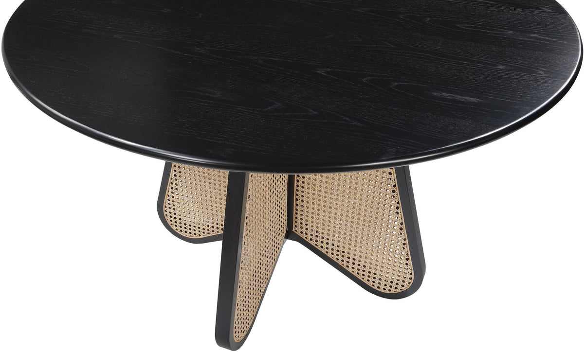 Butterfly - Solid Wood And Natural Cane Table