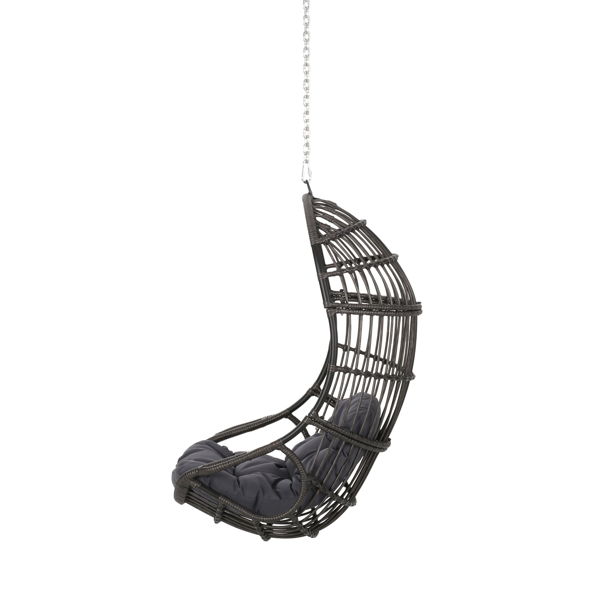 Richards - Outdoor / Indoor Wicker Hanging Chair - Gray