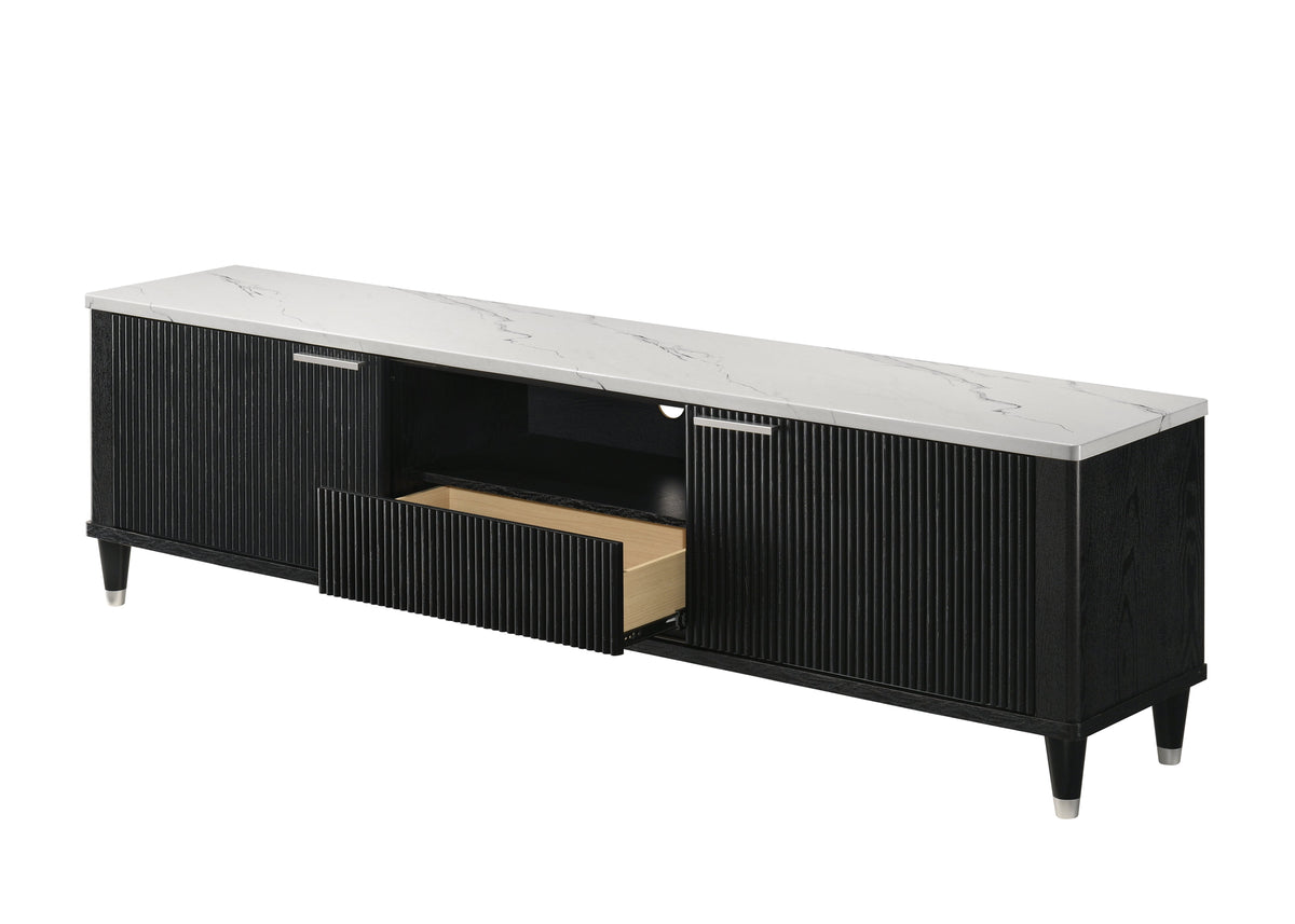 Britany Black TV Stand