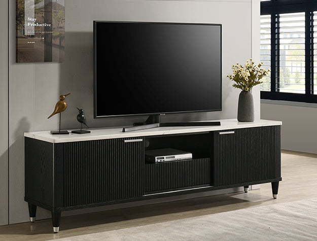 Britany Black TV Stand