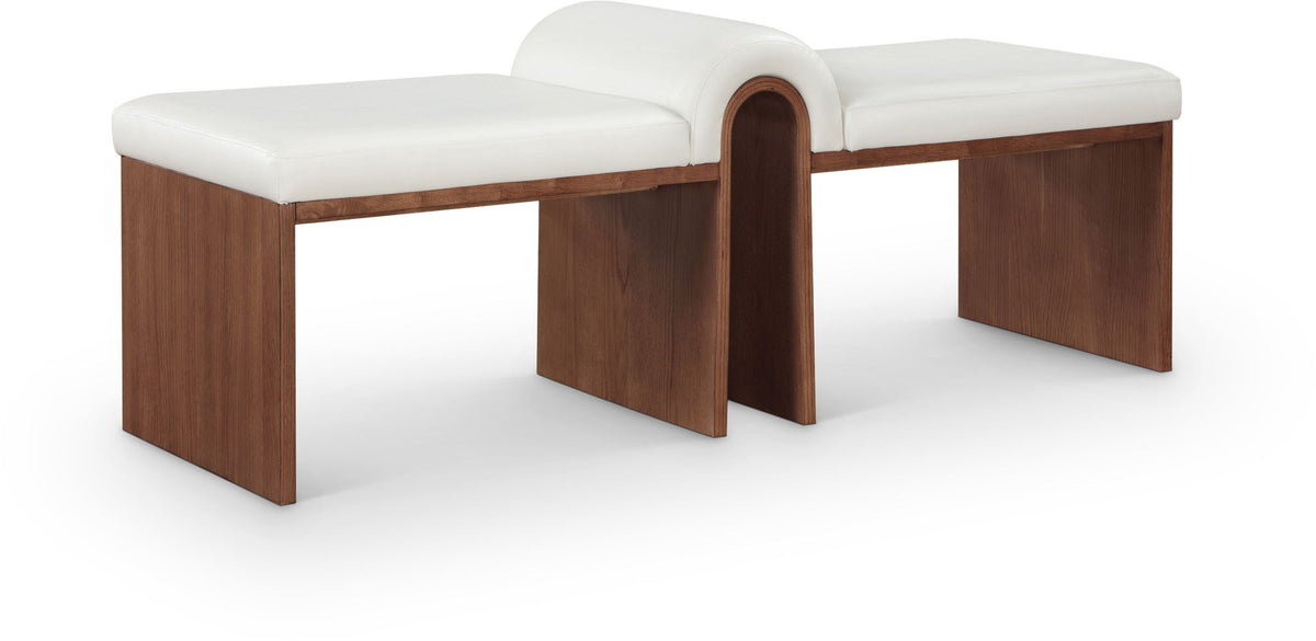 Delphine - Bench - Walnut Base