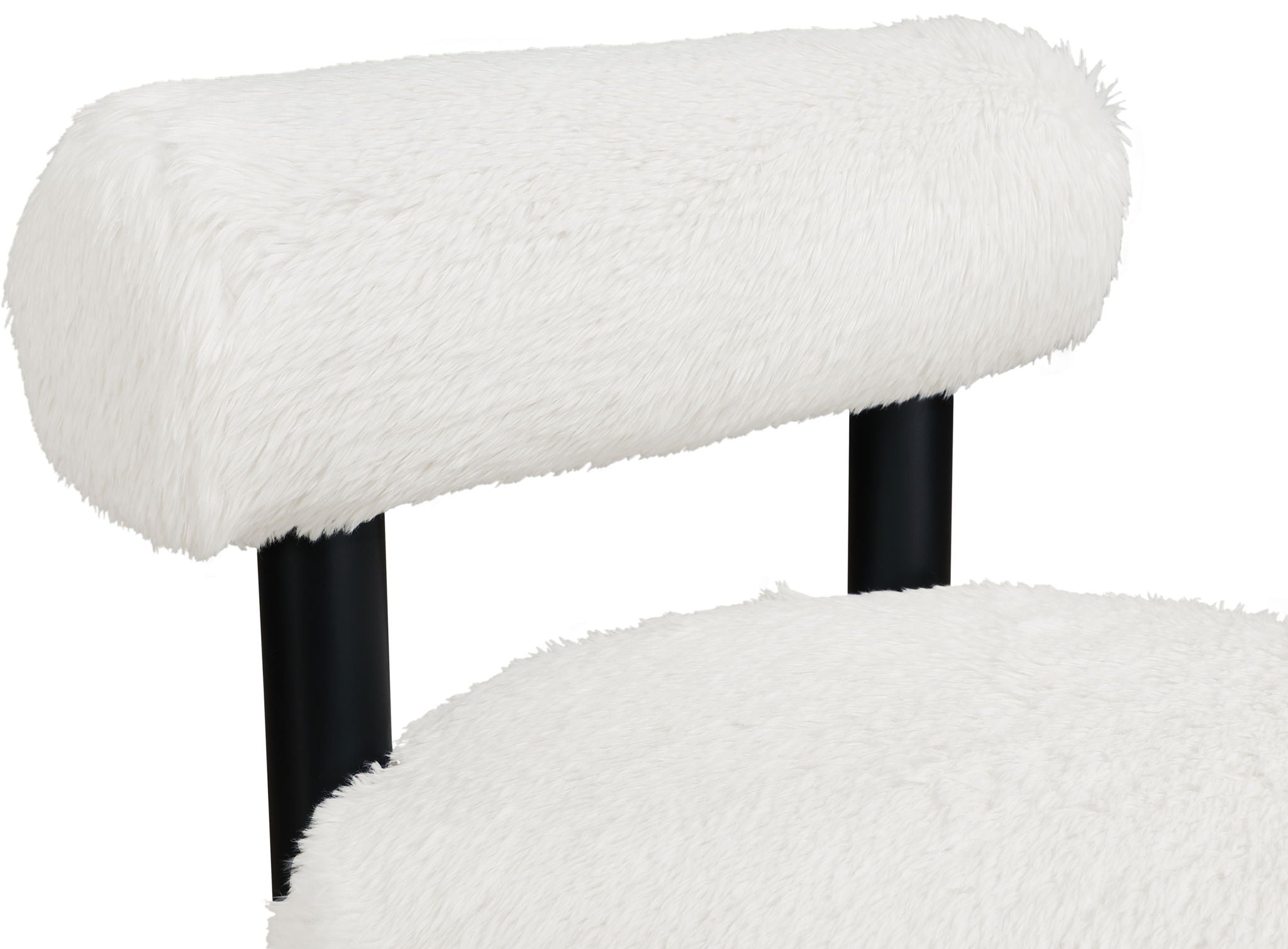 Ambre - Vegan Shearling Fabric Upholstered Accent Chair