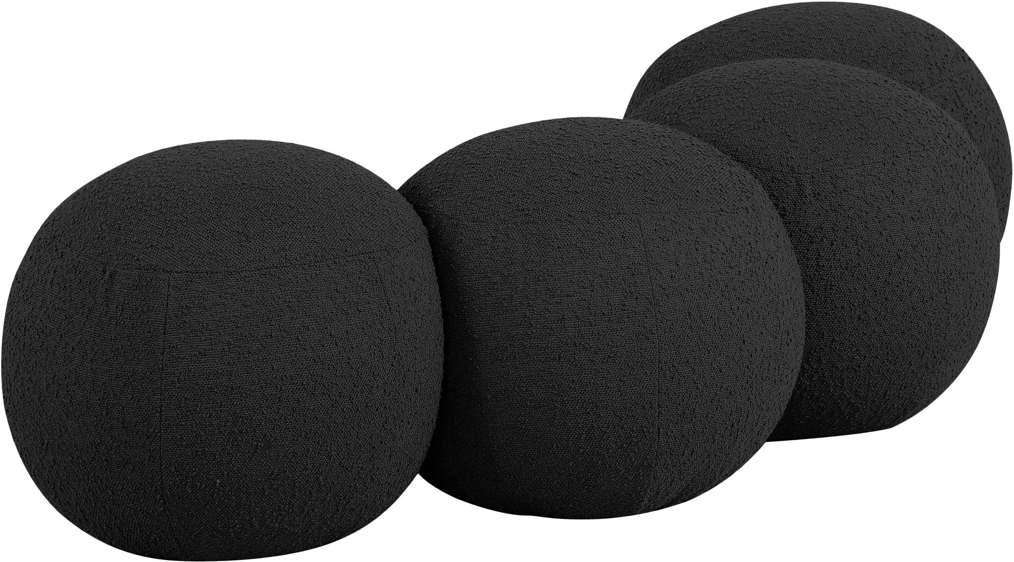 Apollo - Boucle Fabric Bench