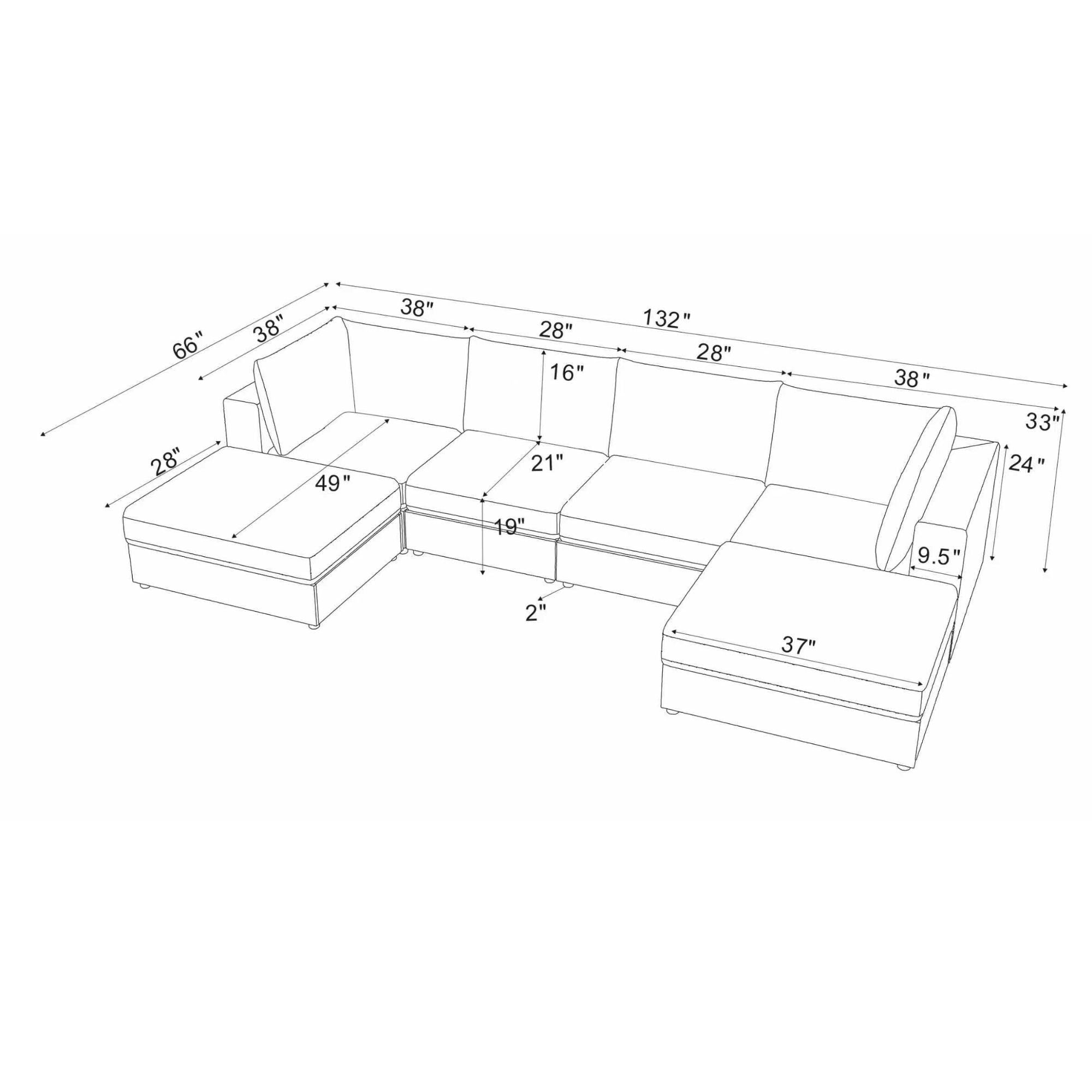 Reversible Modular Sectional