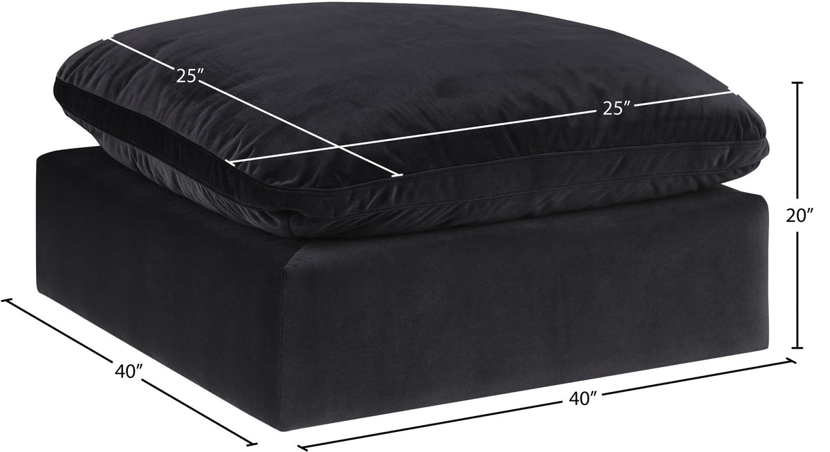 Comfy - Velvet Ottoman