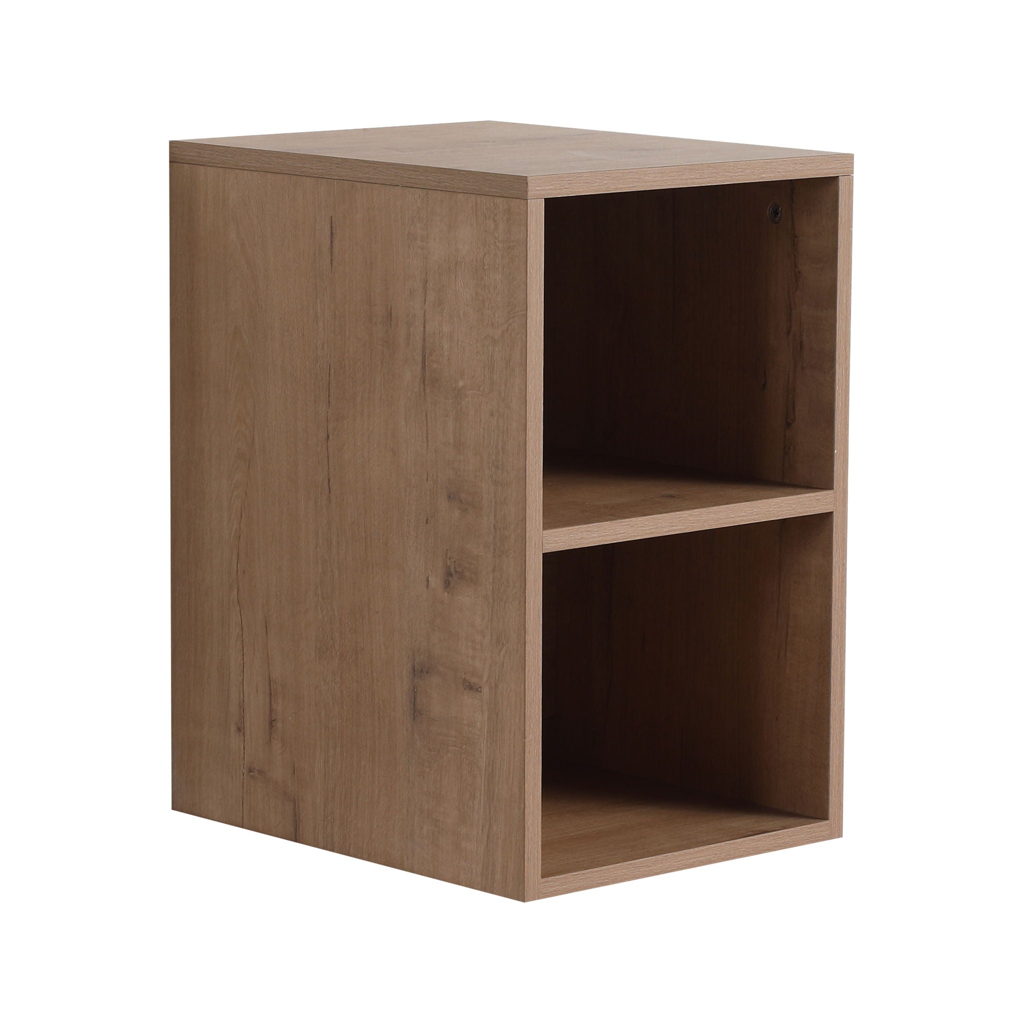 Wall Mounted Bathroom Vanity With Art Sink, 1 Storage Shelf, 2 Soft Close Doors