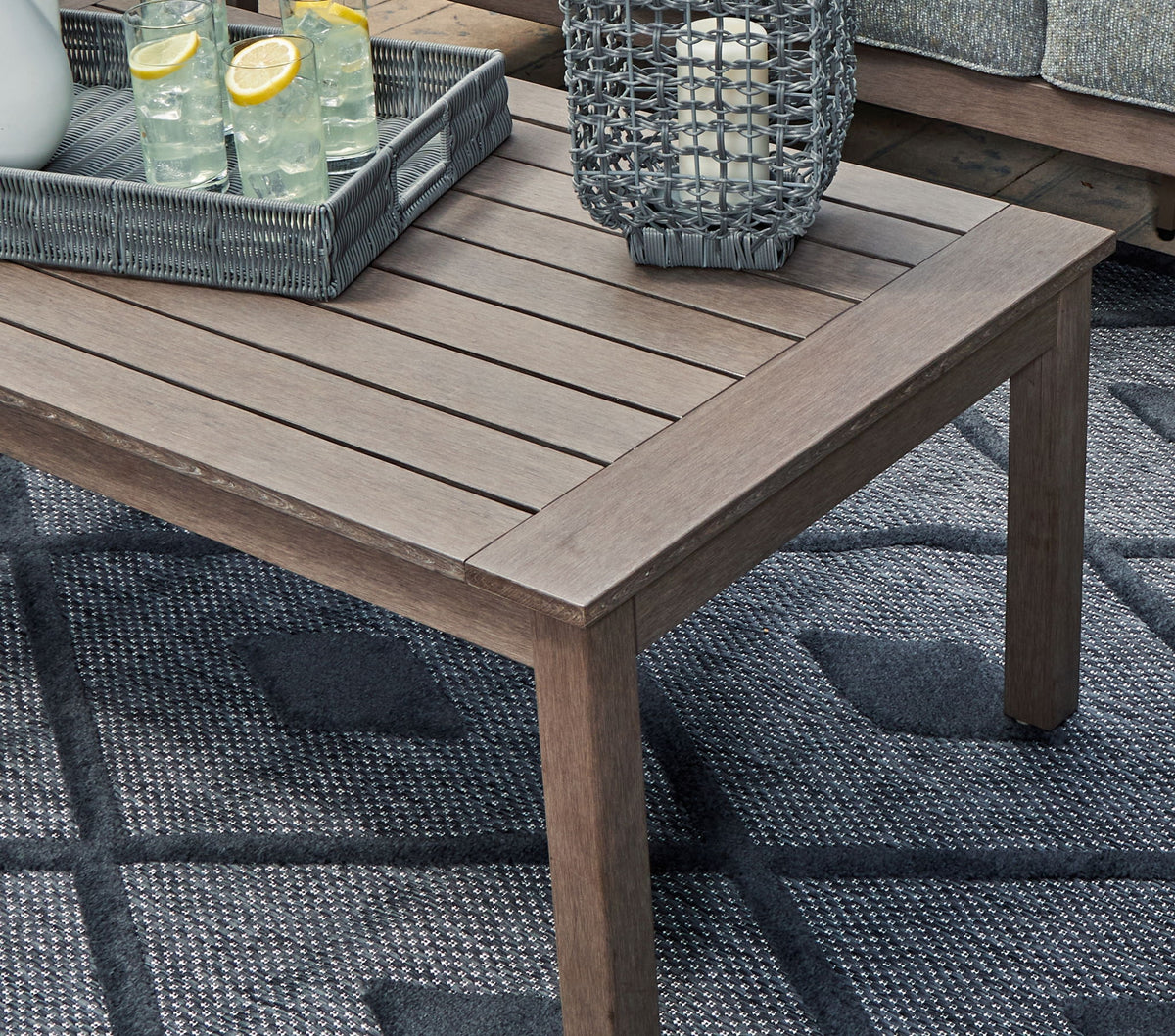 Hillside Barn - Rectangular Cocktail Table - Brown