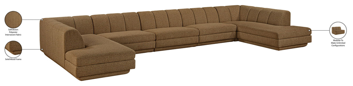 Modari - Sectional - Brown