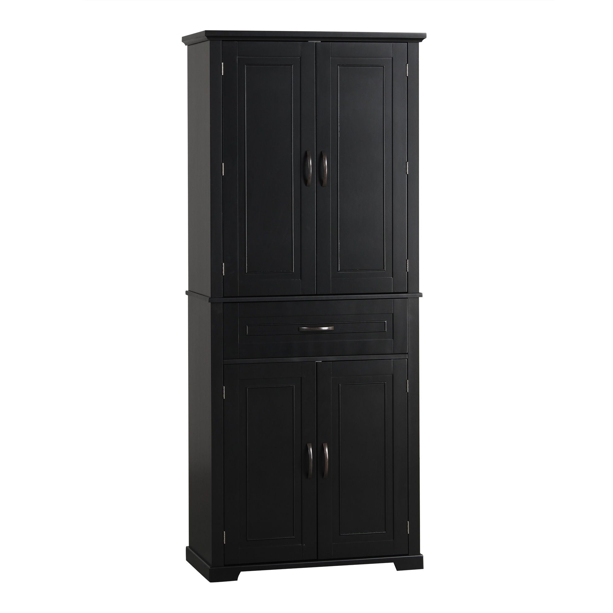 Bathroom Storage Cabinet With Doors And Drawer, Adjustable Shelf