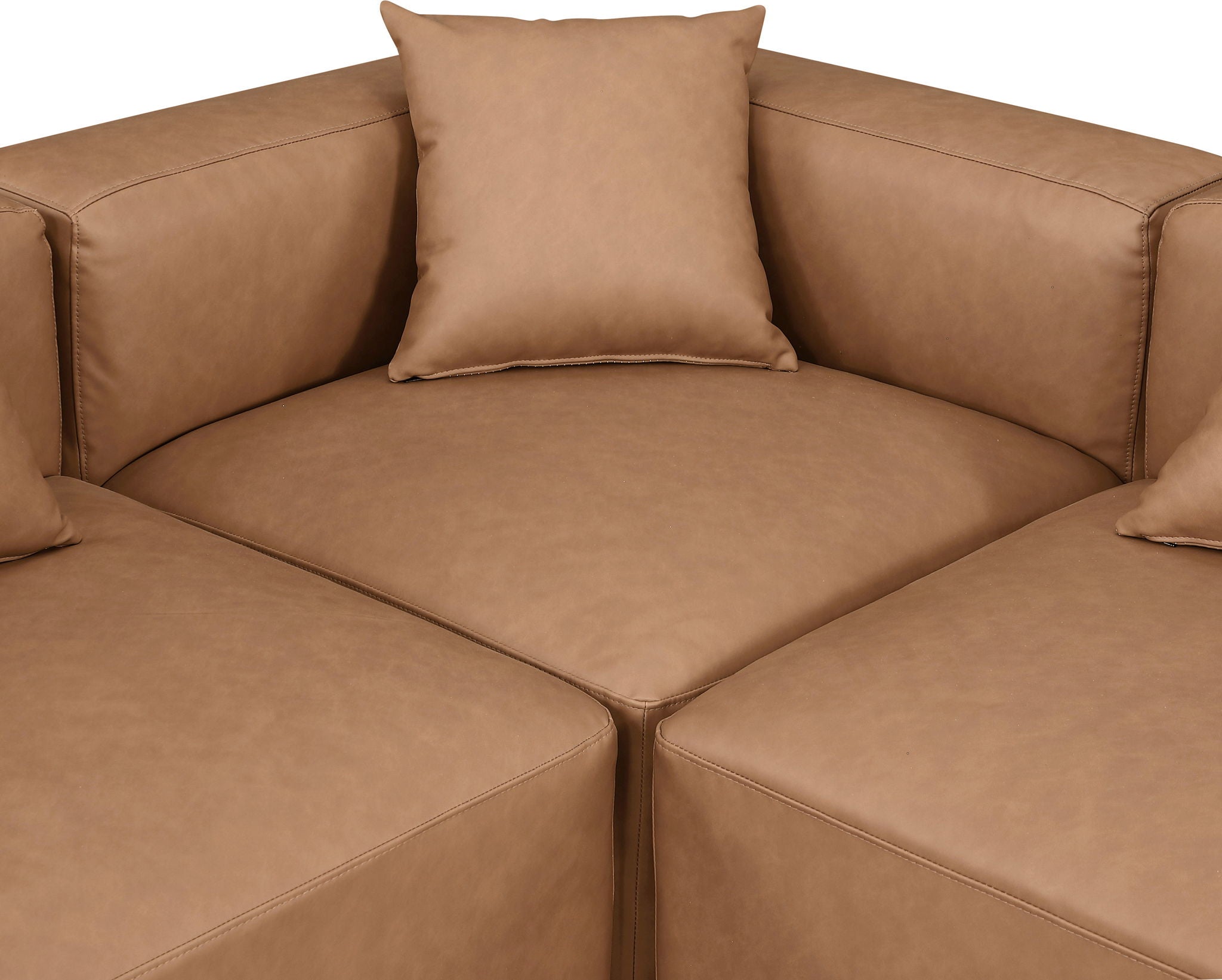 Cube - 6 Piece Modular Corner Armless Sectional
