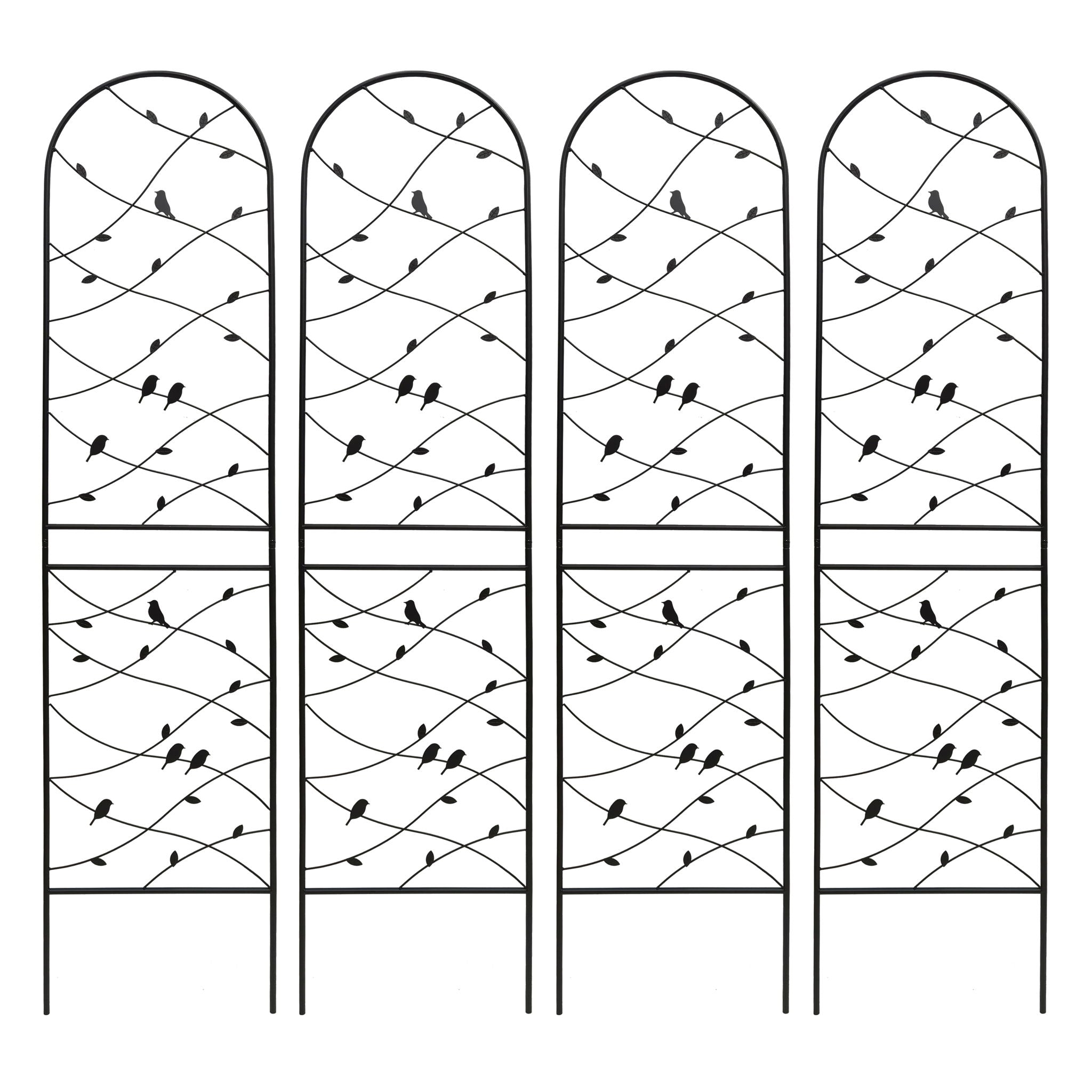 Garden Rustproof Trellis For Climbing Plants