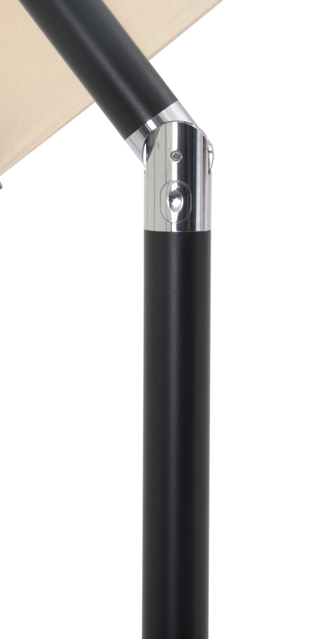 Amalfi - Patio Umbrella - White Base / Black Pole