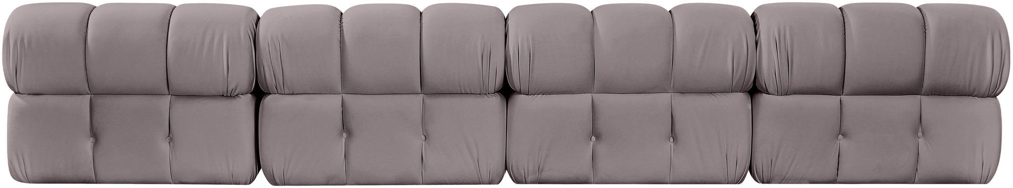 Orin - Velvet 4 Piece Modular Sofa