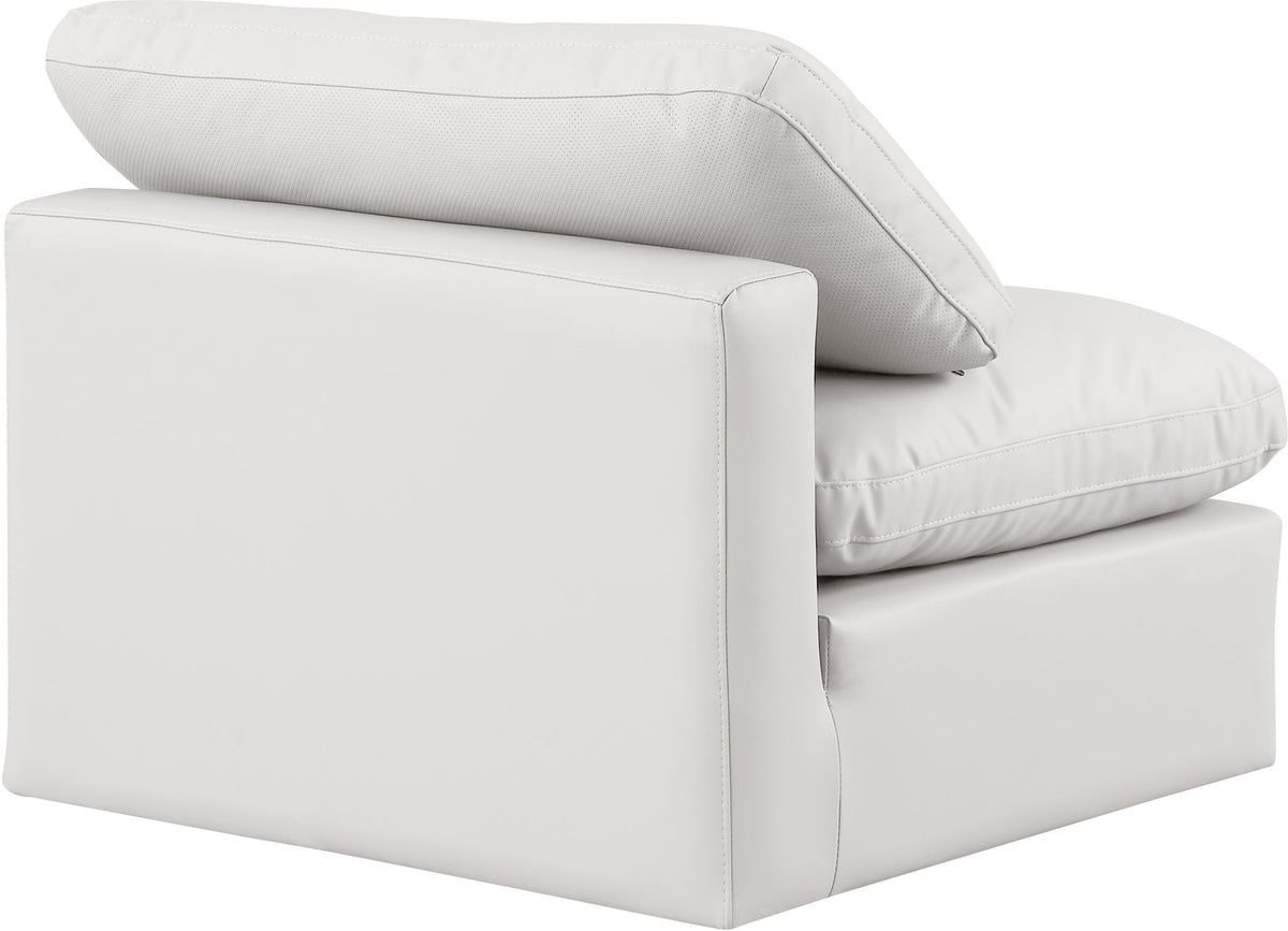 Indulge - Faux Leather Armless Chair