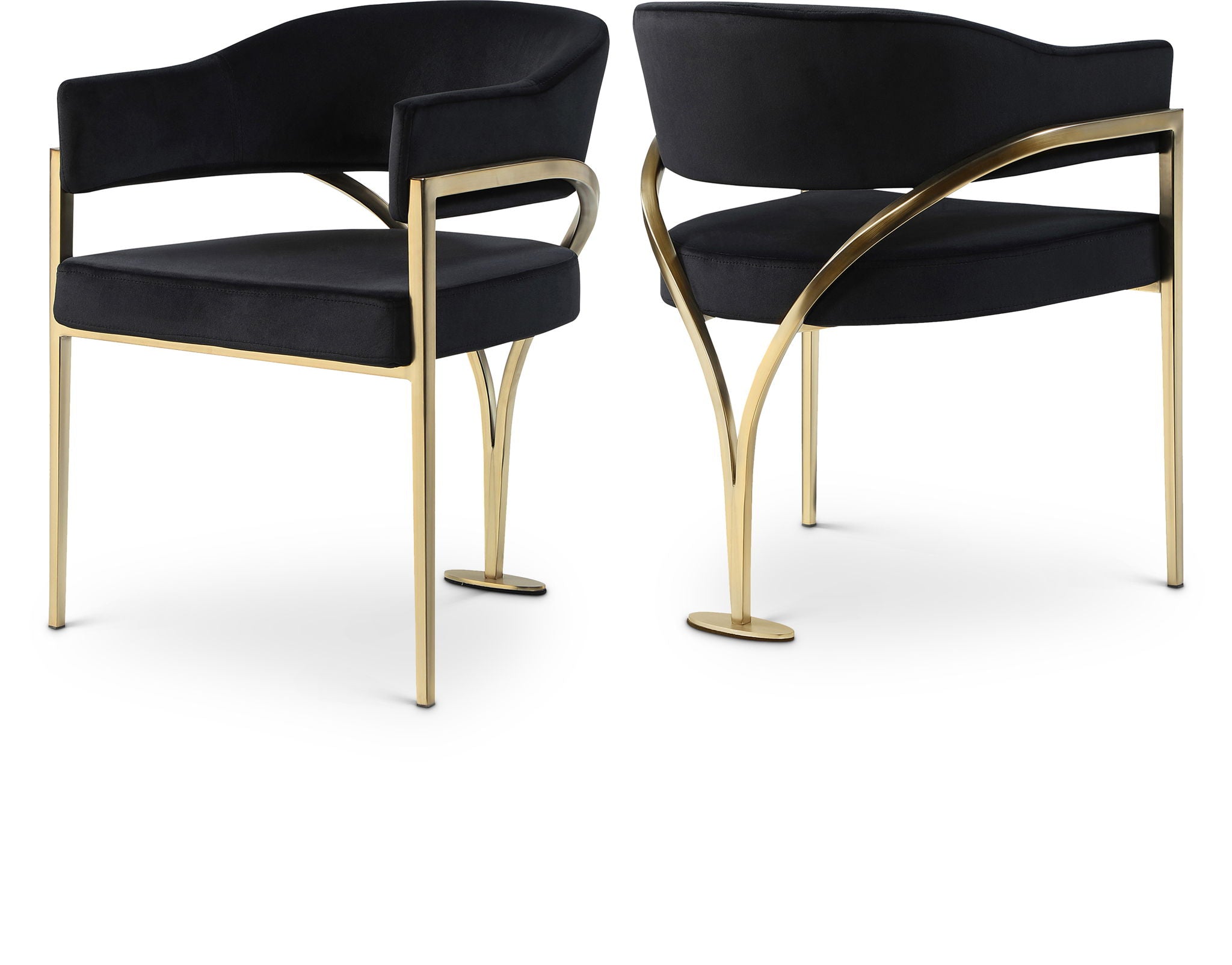 Madelyn - Dining Chair (Set of 2) - Brushed Brass