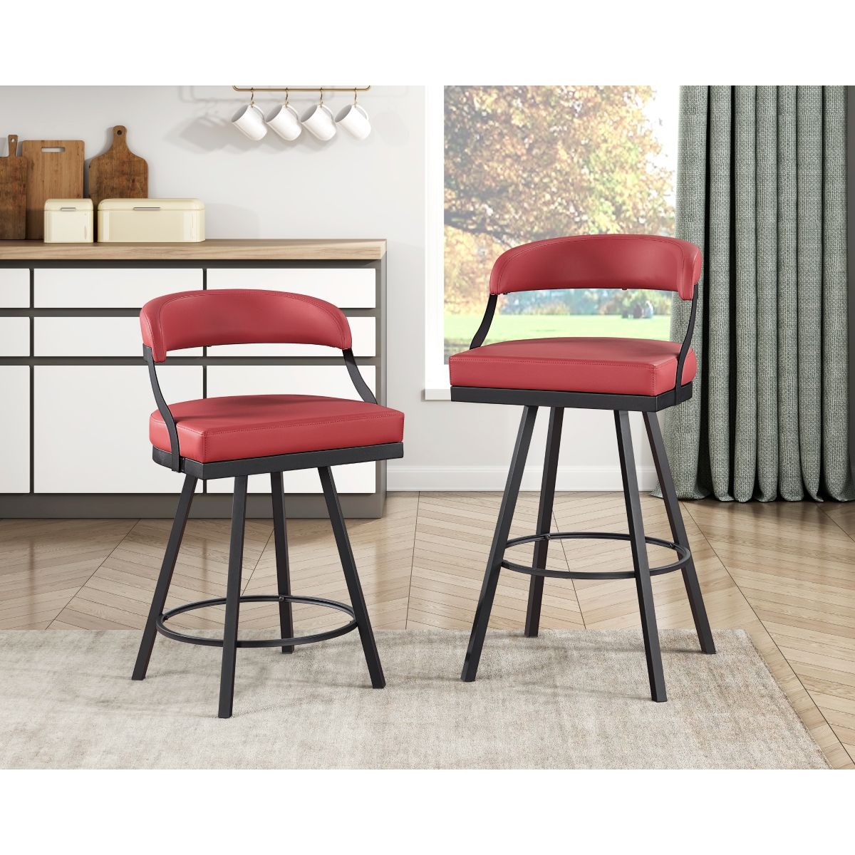 Crowley - Swivel Counter Height Chair (Set of 2)