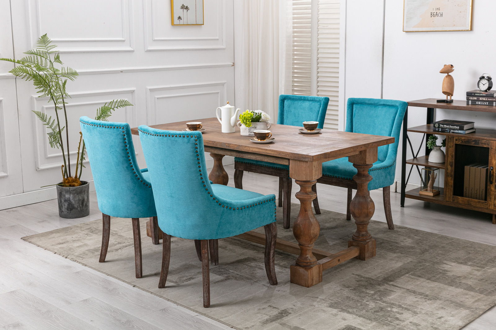 Ultra - Side Dining Chair, Nail Head (Set of 2)