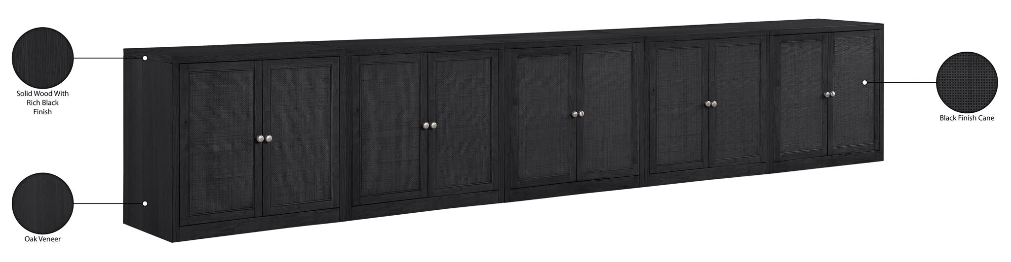 Vero - Solid Wood And Oak Venee Sideboard/Buffet
