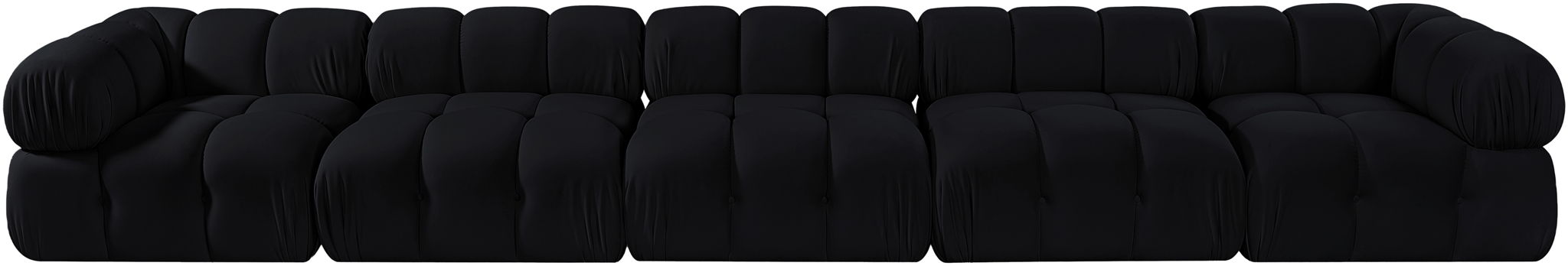 Orin - Fabric Velvet 5 Piece Modular Sofa