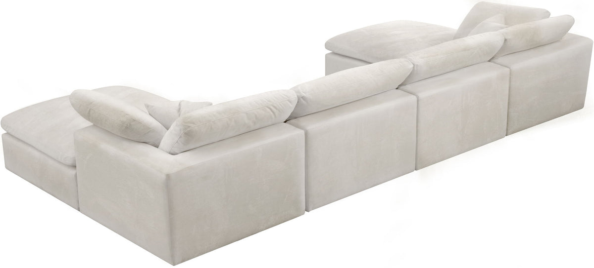 Cozy - 6 Piece Modular Double Chaise Sectional