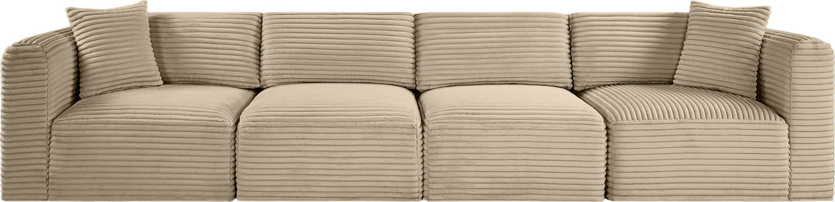 Shaggy - Fabric 4 Seat Modular Sofa