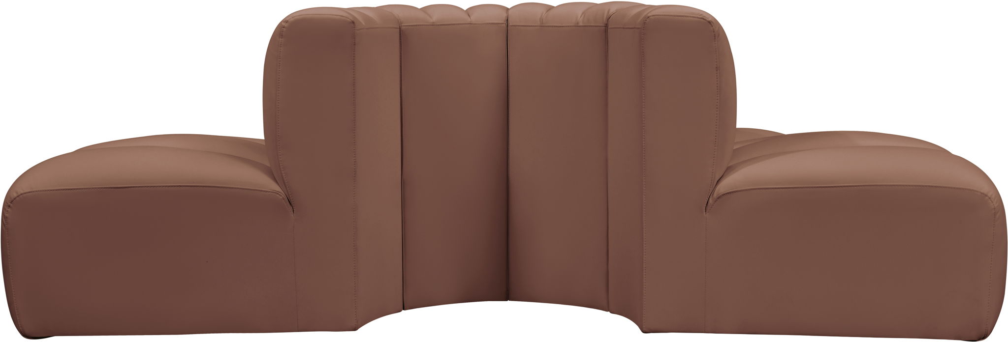 Arc - Faux Leather 4 Piece Modular Sofa