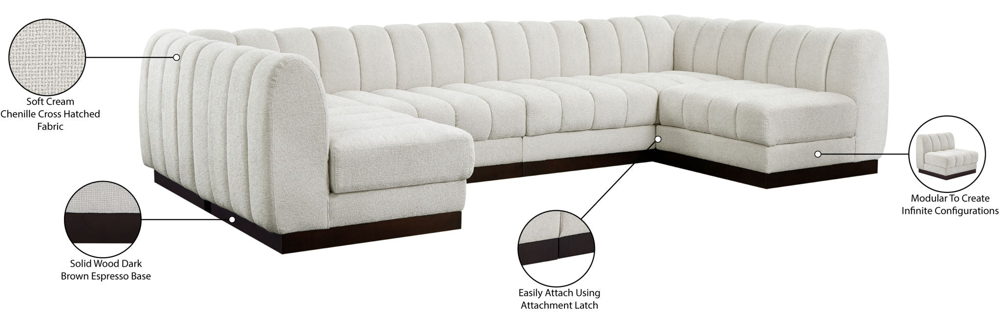 Quinn - 6 Piece Modular Sectional