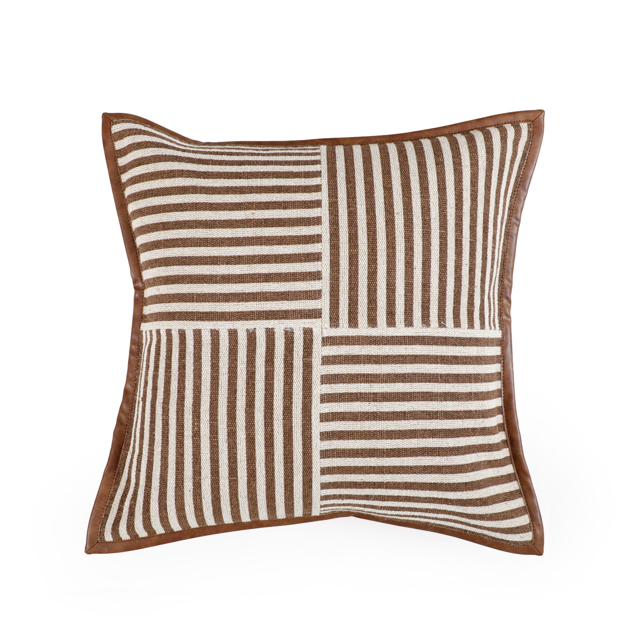 Kora - Cotton Jute Throw Pillow
