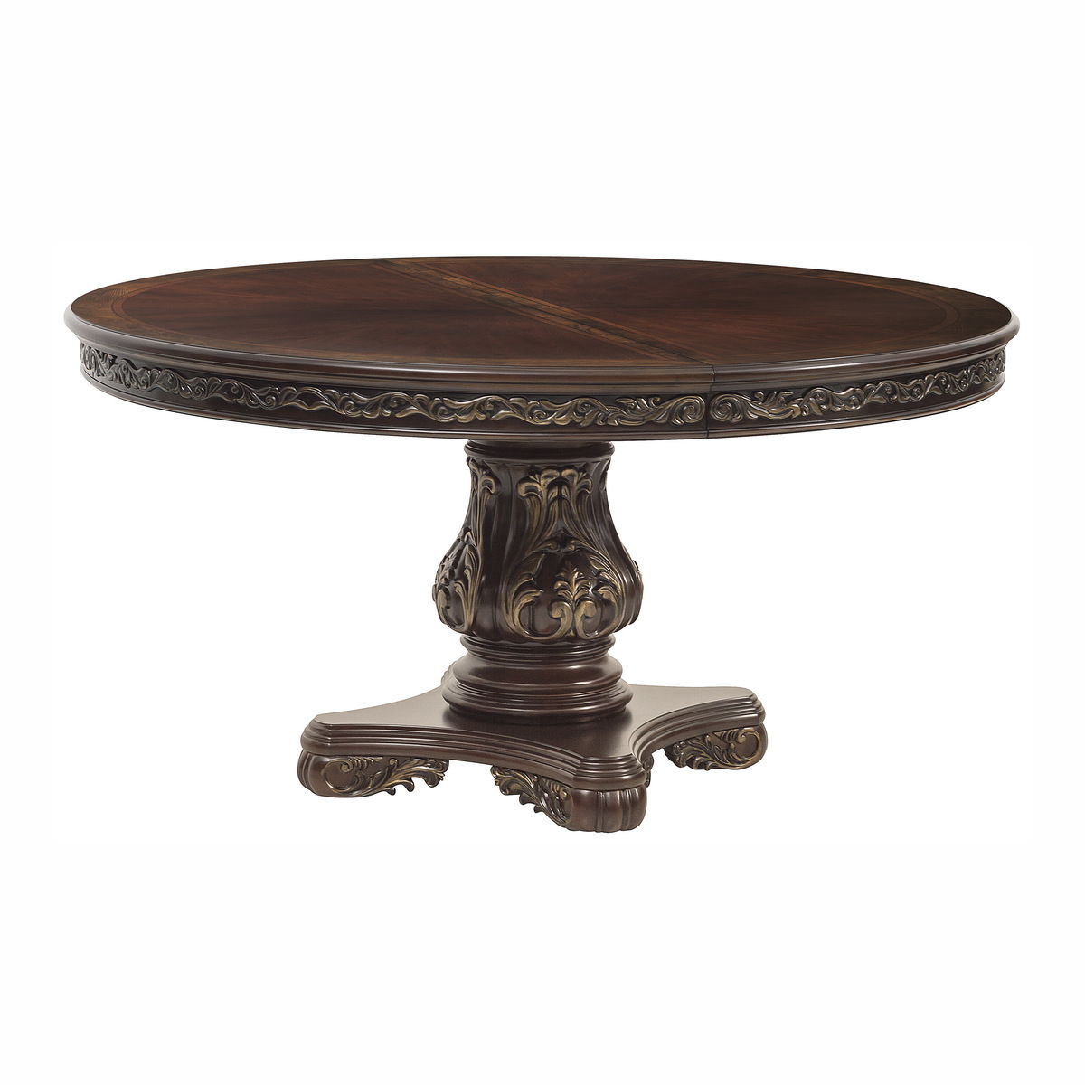 Deryn Park - 5 Piece Set (Round Table & 4 Side Chairs) - Cherry