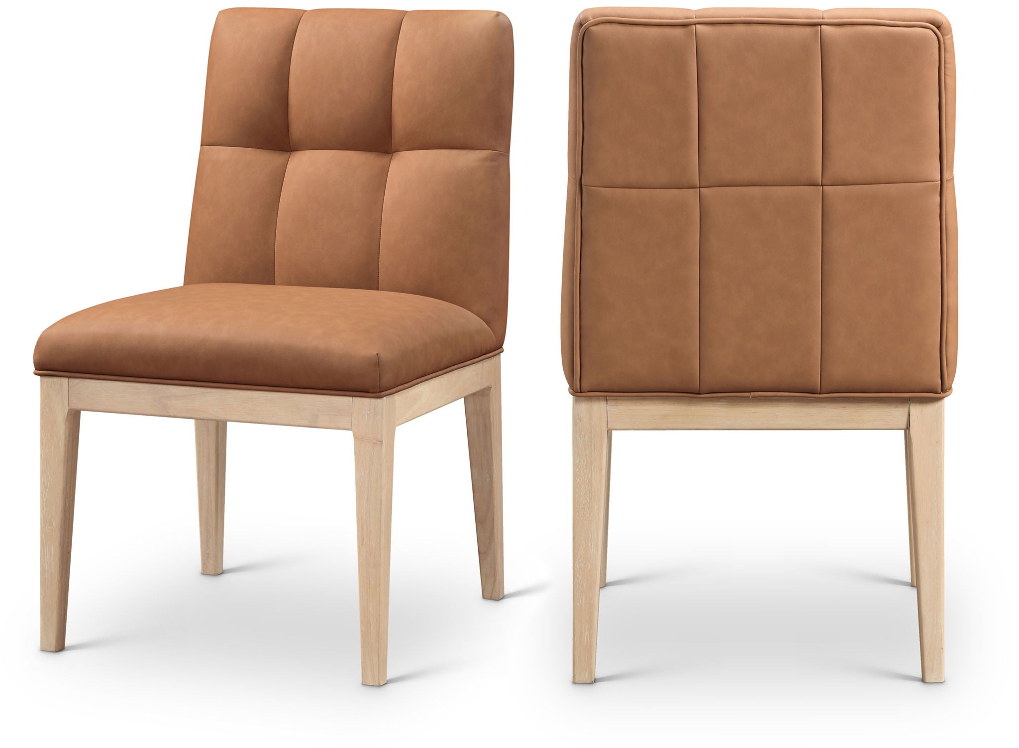Adrian - Dining Side Chair (Set of 2) - Light Brown Legs
