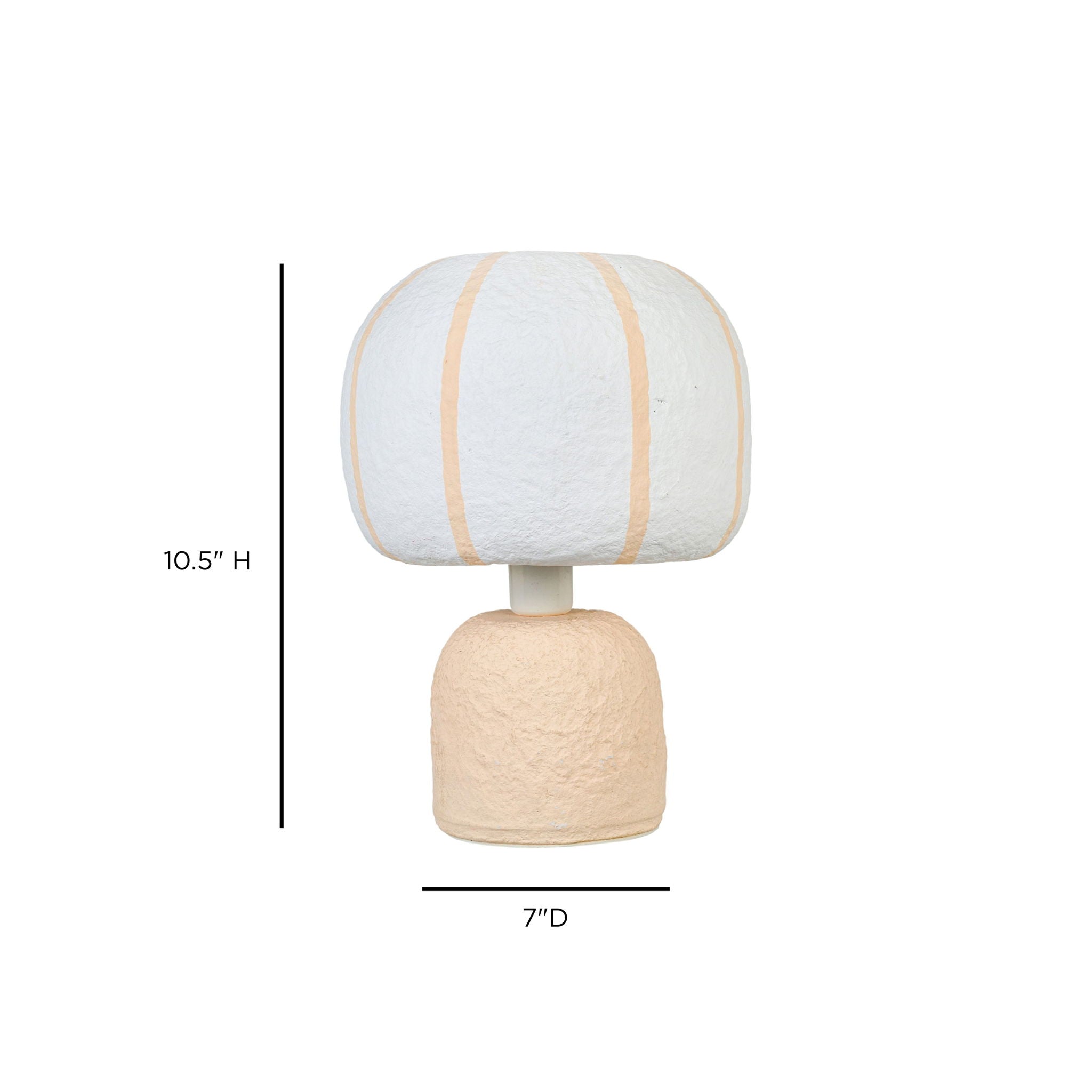 Margate - Cotton Mache Table Lamp