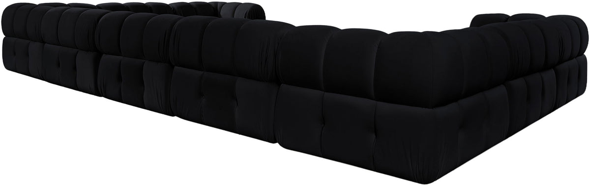Orin - Velvet Performance Fabric Upholstered 9 Piece Sectional