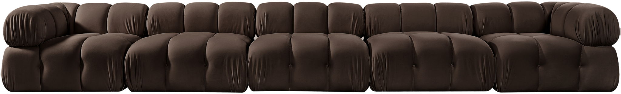 Orin - Fabric Velvet 5 Piece Modular Sofa