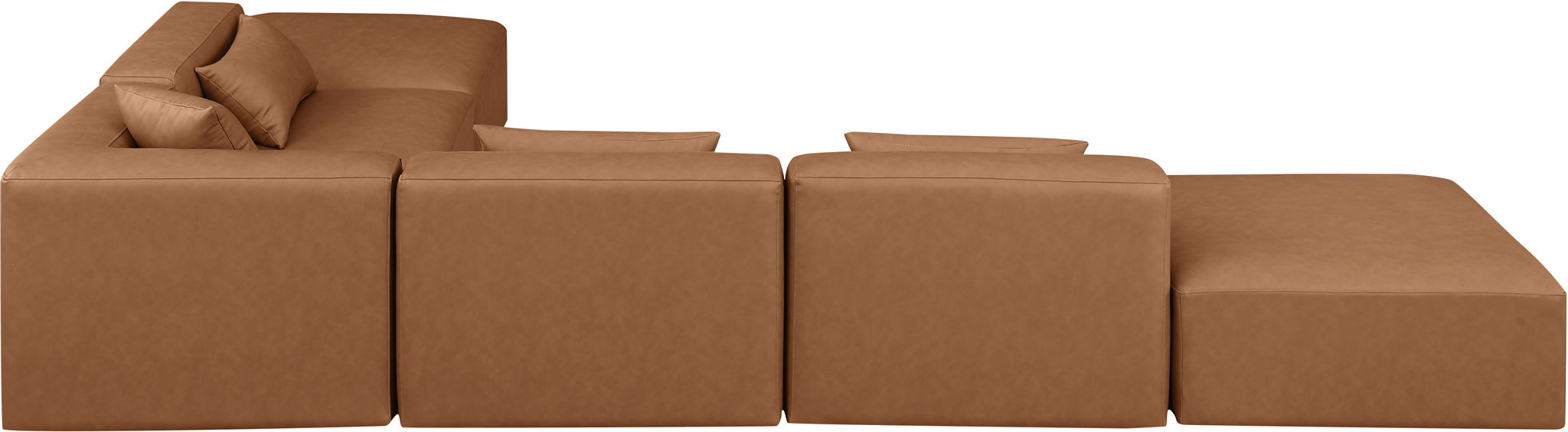 Cube - 6 Piece Modular Corner Armless Sectional