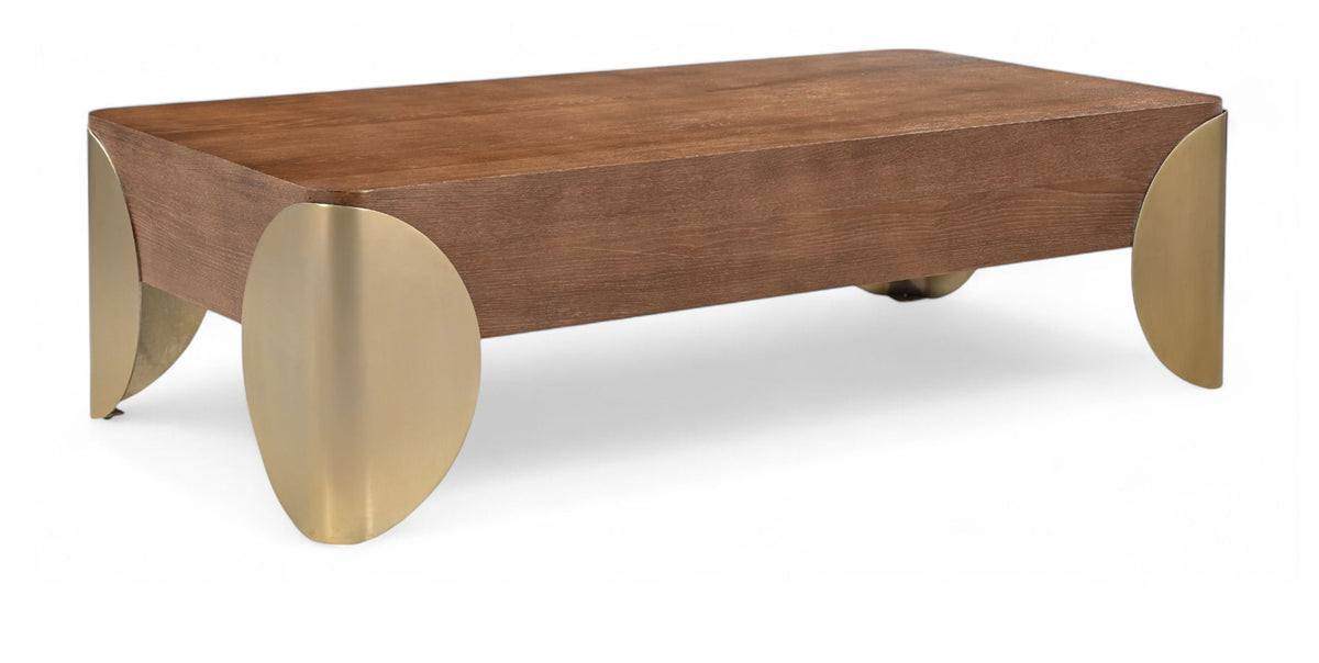Cazari - Oak Wood And Iron Table