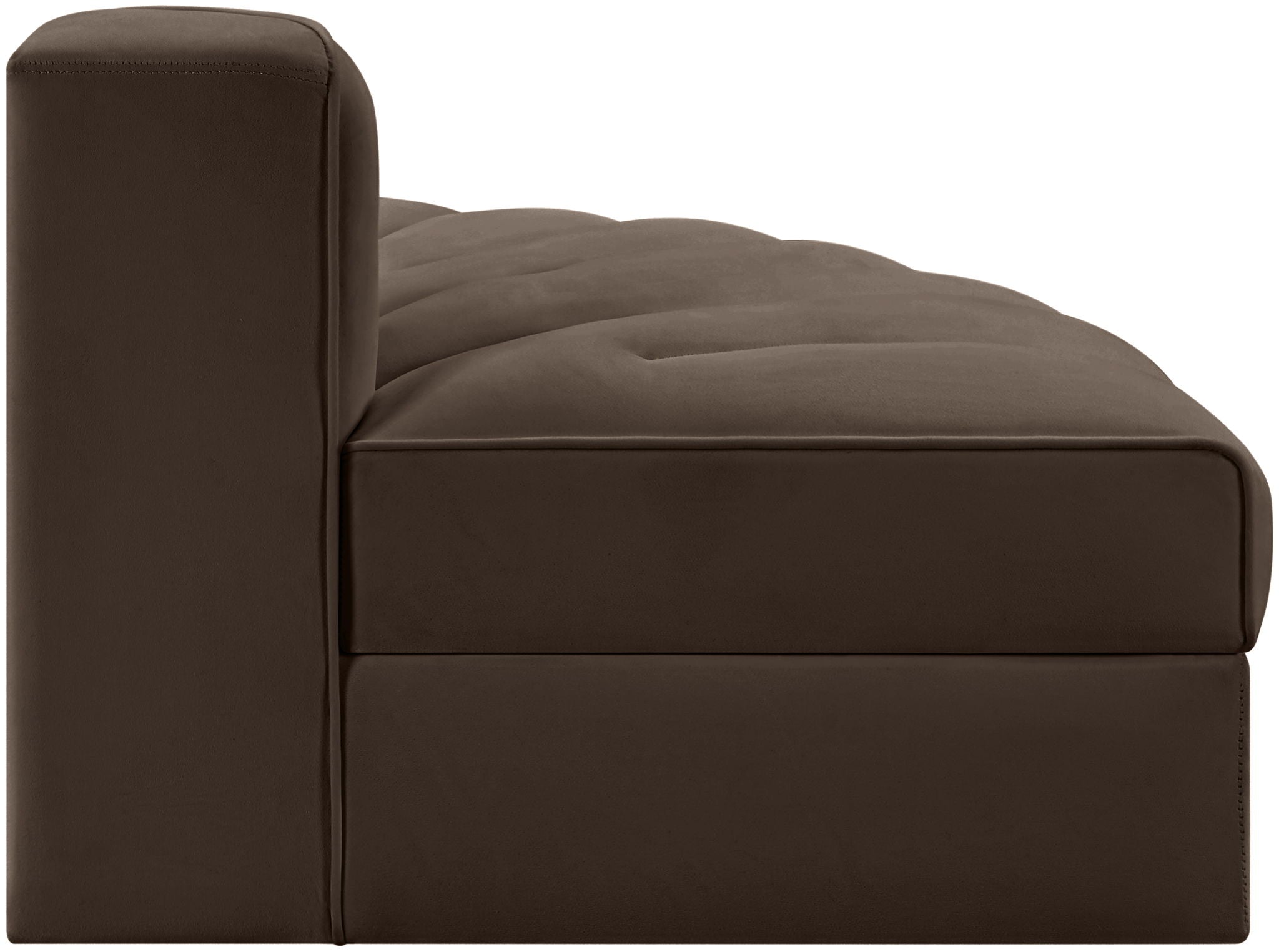 Rummi - Velvet Performance Fabric Upholstered Modular Chair