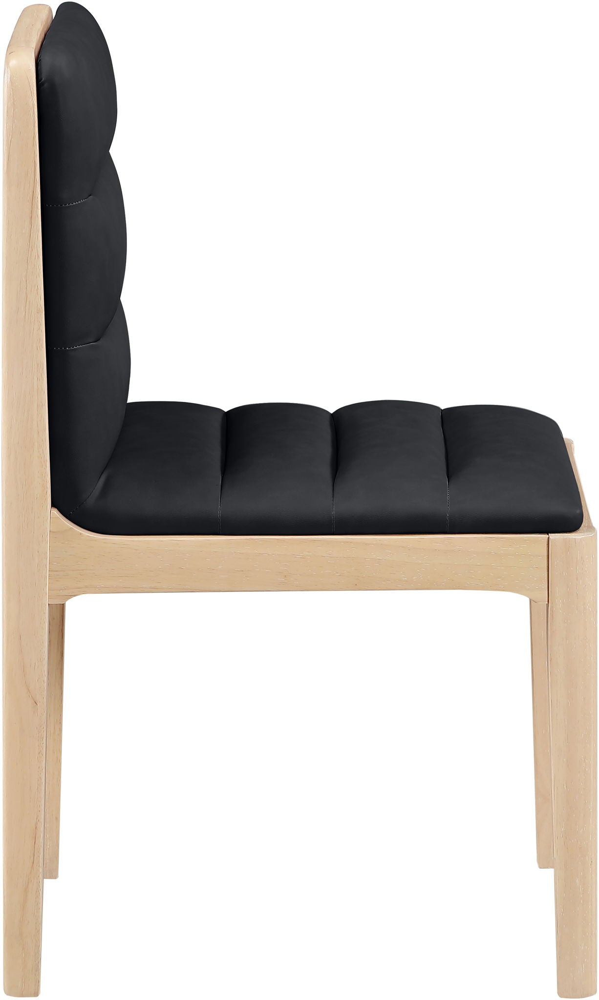 Ellis - Vegan Leather Upholstered Dining Chair (Set of 2) - Natural Base