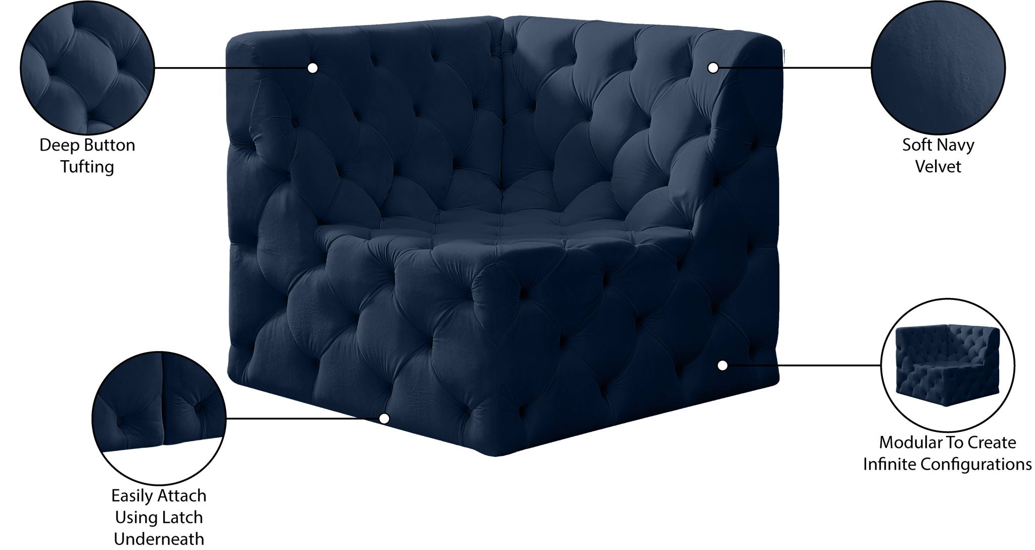Tuft - Corner Chair