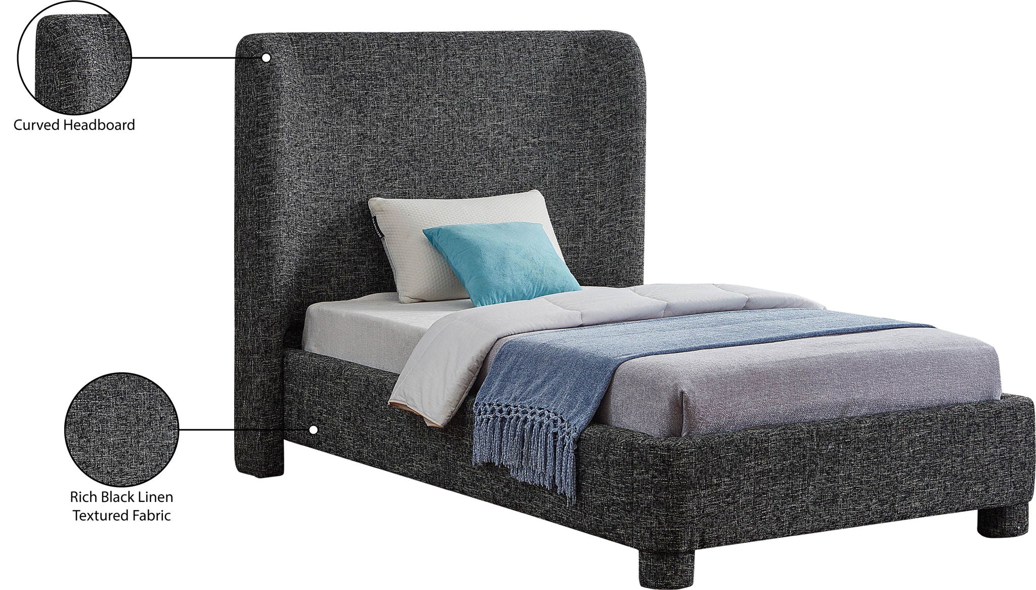 Penny - Polyester Fabric Bed