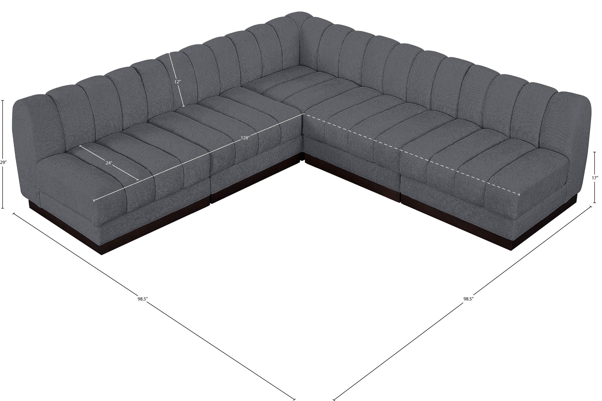 Quinn - 5 Piece Modular Sectional
