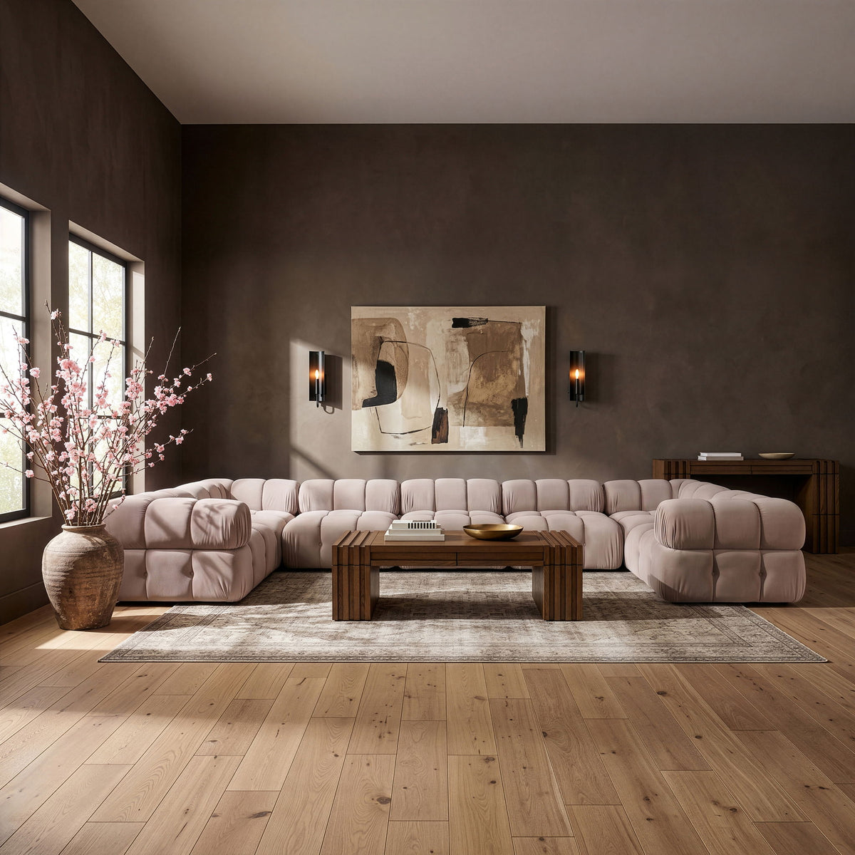 Orin - 7 Piece Modular Sectional (3 Modular Chairs, 4 Corner Chairs)