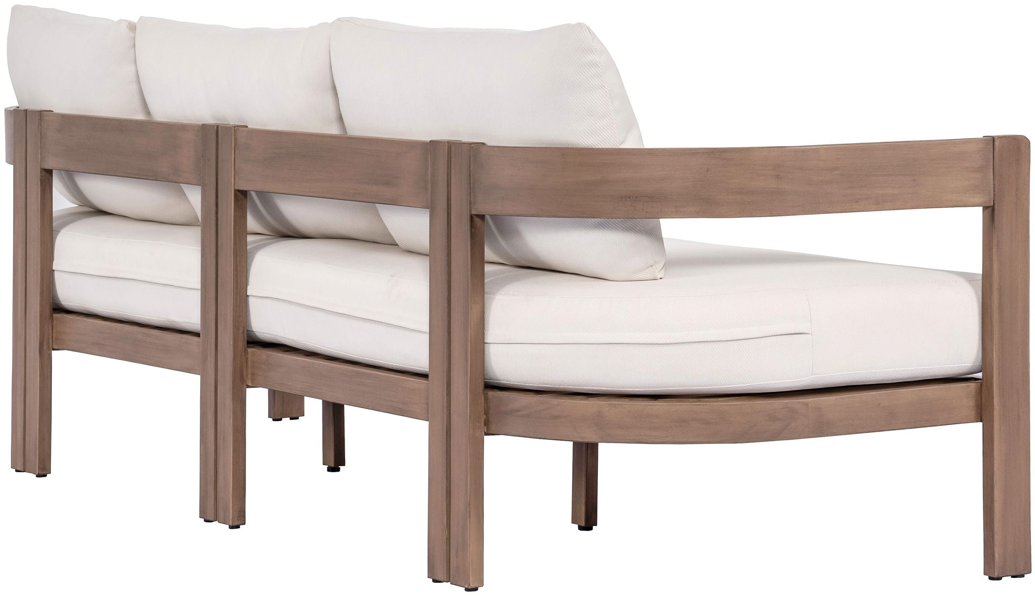 Newport - Water Resistant Fabric 86.75" Upholstered Outdoor Patio Sofa