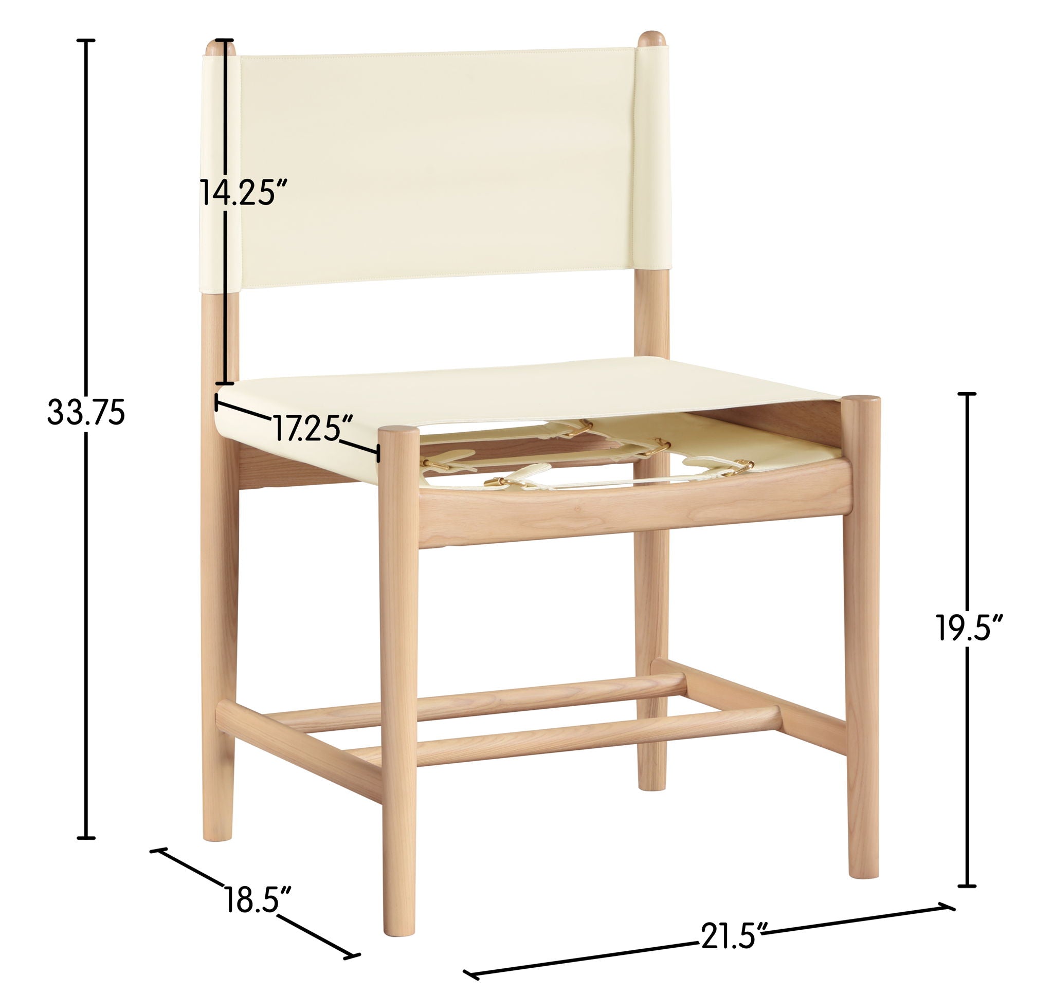 Rawlins - Dining Chair (Set of 2) - Natural Frame