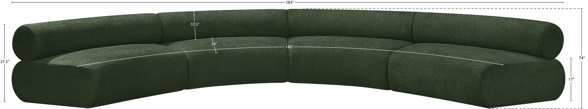 Bale - 4 Piece Modular U-Shaped Sofa