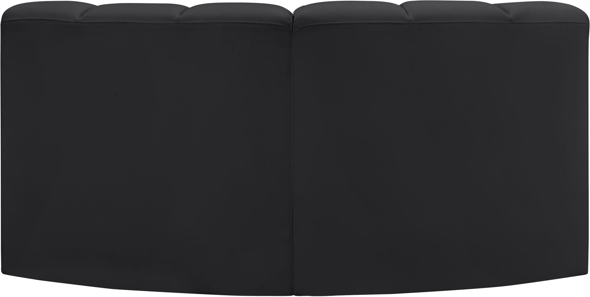 Arc - Faux Leather 2 Piece Modular Sofa