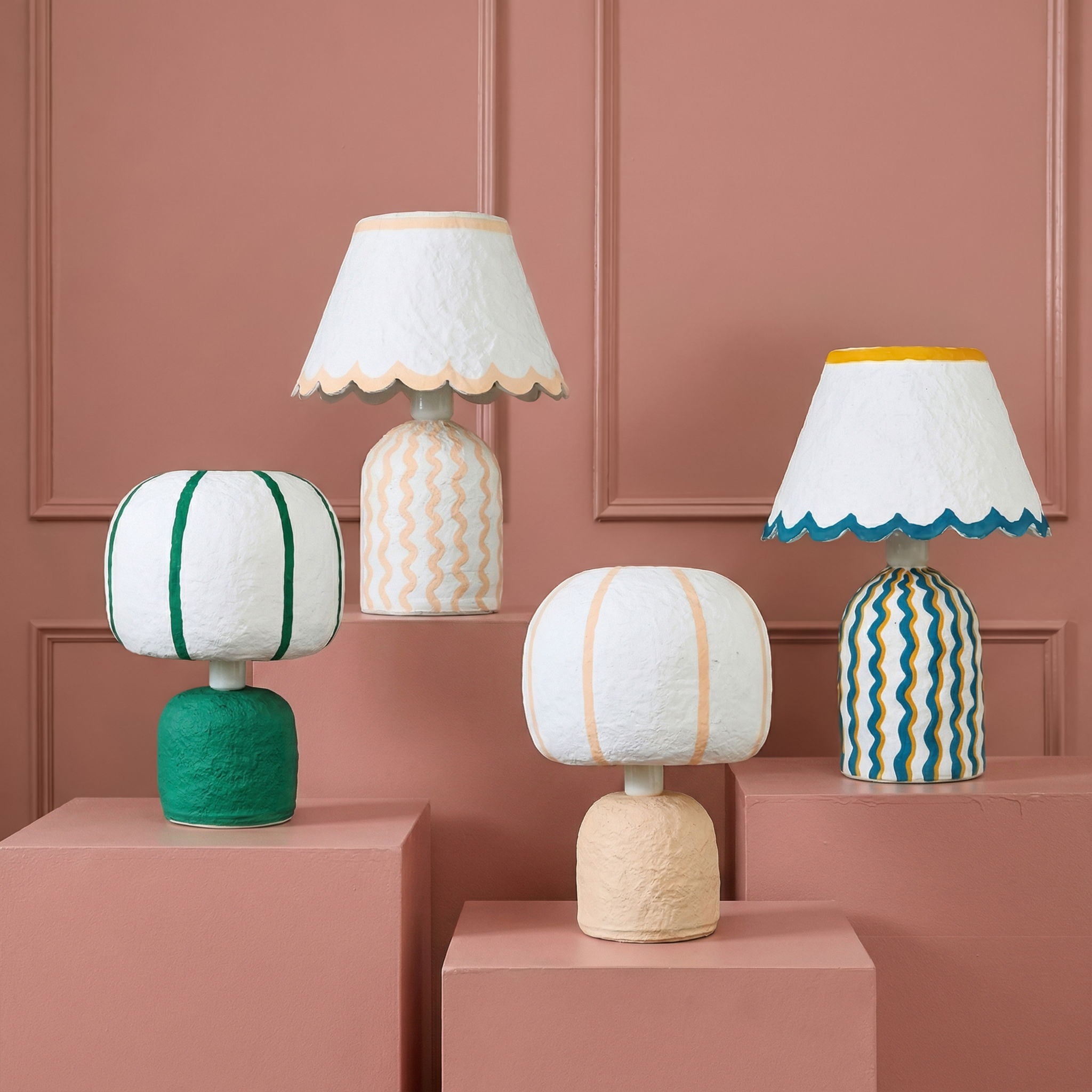 Margate - Cotton Mache Table Lamp