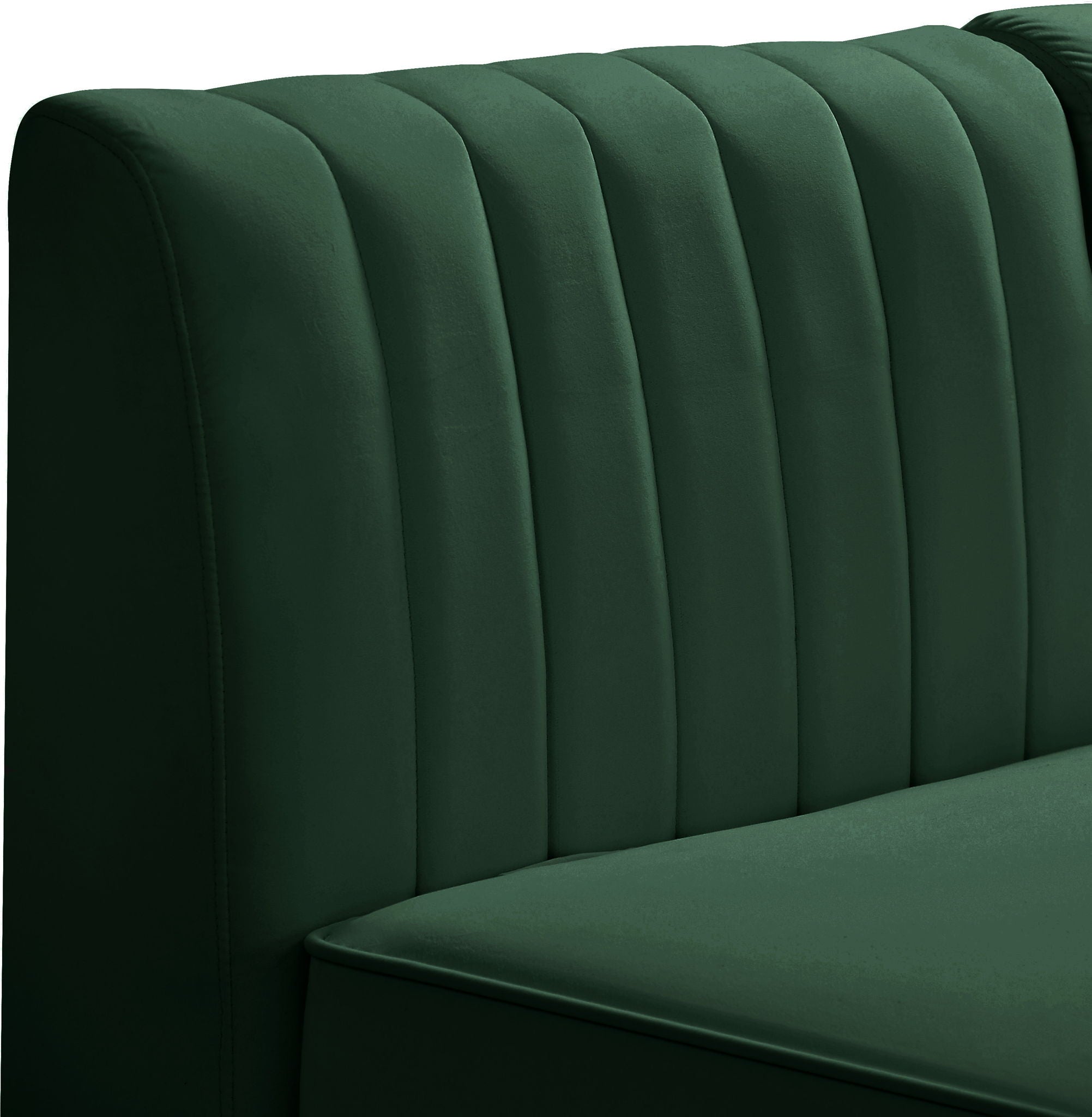 Alina - 8 Piece Velvet Modular Sectional