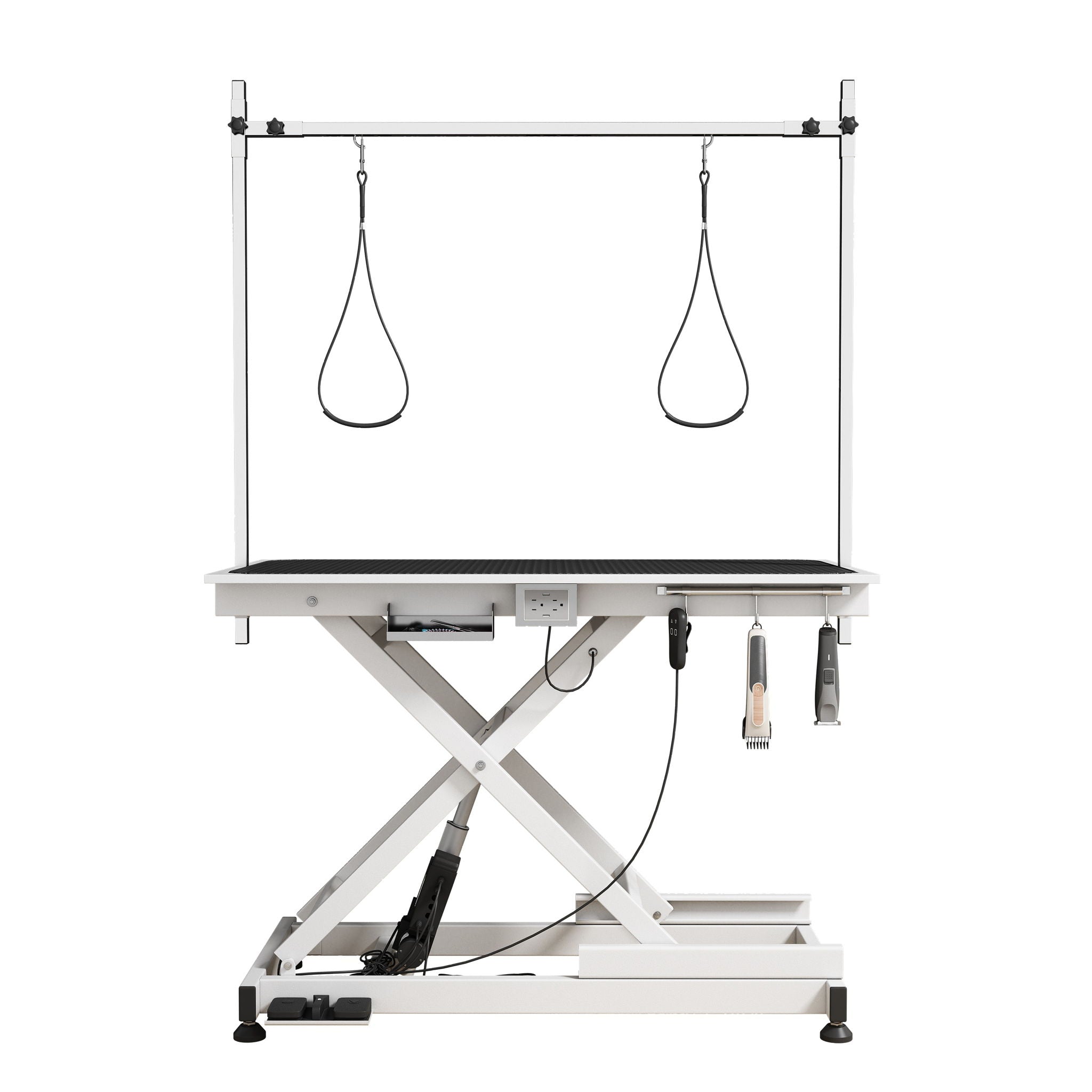 Super Deluxe Electric Pet Grooming Table, Height Adjustable