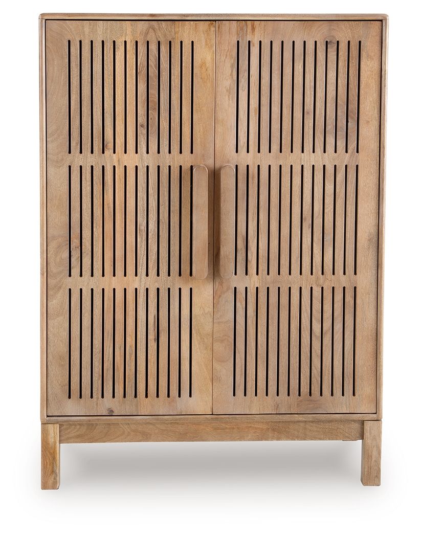 Pellamour - Bar Cabinet - Natural Brown